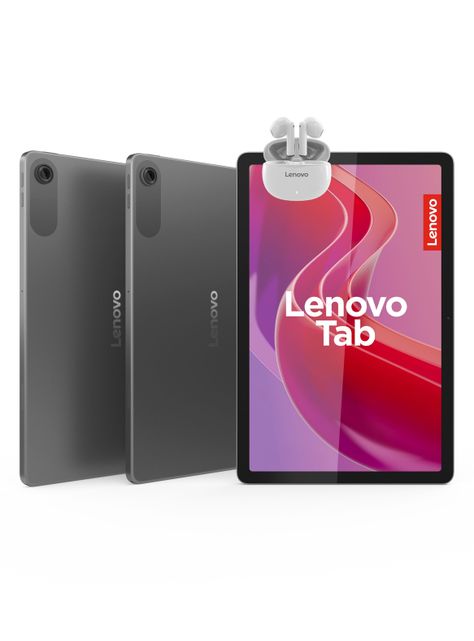 Tablet Tab 4GB RAM 128GB 10.1" FHD Wifi Luna Grey + Funda + Auriculares Estéreo Inalámbricos -2