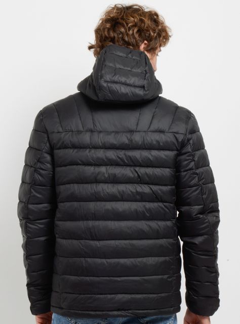 Parka Acanalada y Acolchada-1