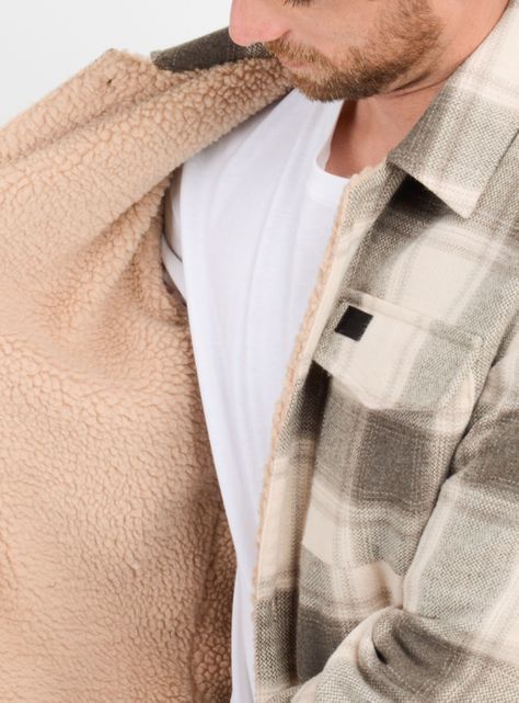 Chaqueta Casual Print Cuadros-4