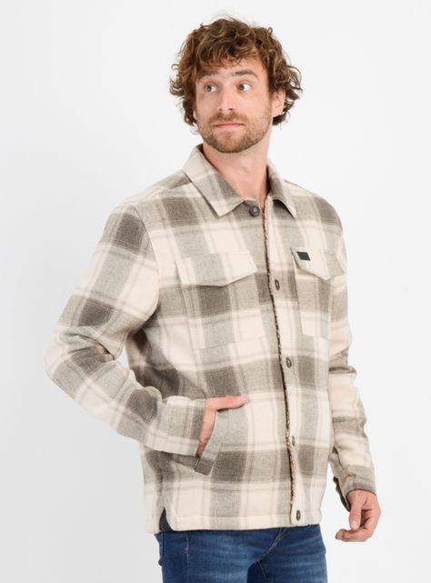 Chaqueta Casual Print Cuadros-2