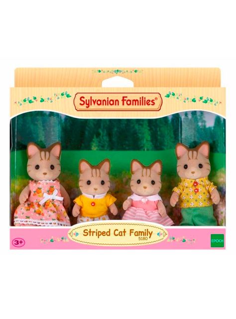 Familia Sylvanian Families Gatos Rayados-1