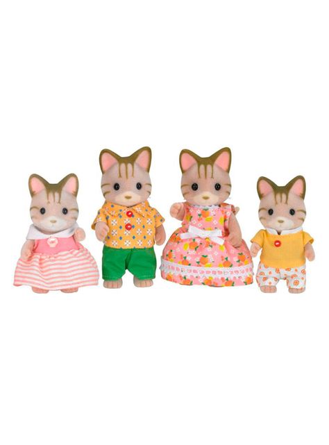 Familia Sylvanian Families Gatos Rayados-0