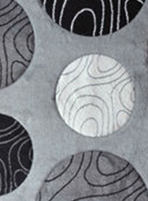 Alfombra Frize Carved Circles 150 x 200 cm-1