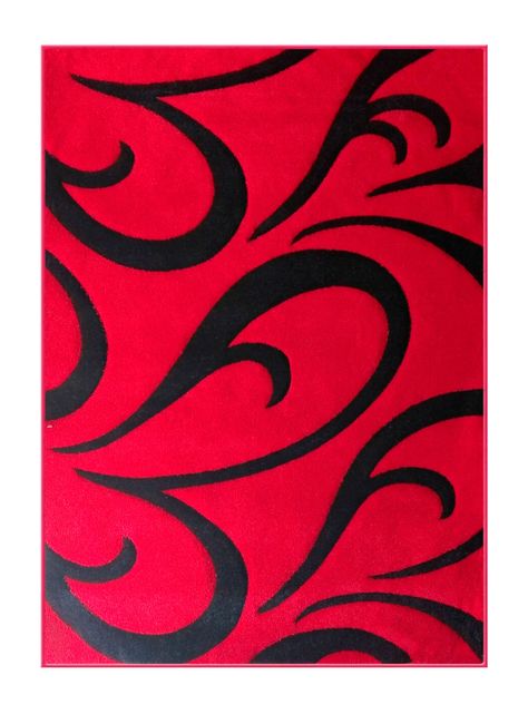 Alfombra Idetex Frize Carved D3 Rojo 150 x 200 cm-0