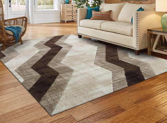 Alfombra Modernas Estampado D7 150x200 cm-1