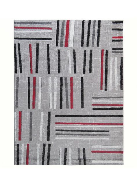 Alfombra Frize Carved Florida D5 Rojo 150 x 200 cm-0