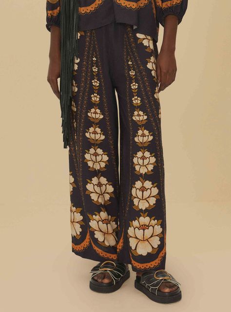 Pantalón Floral-0