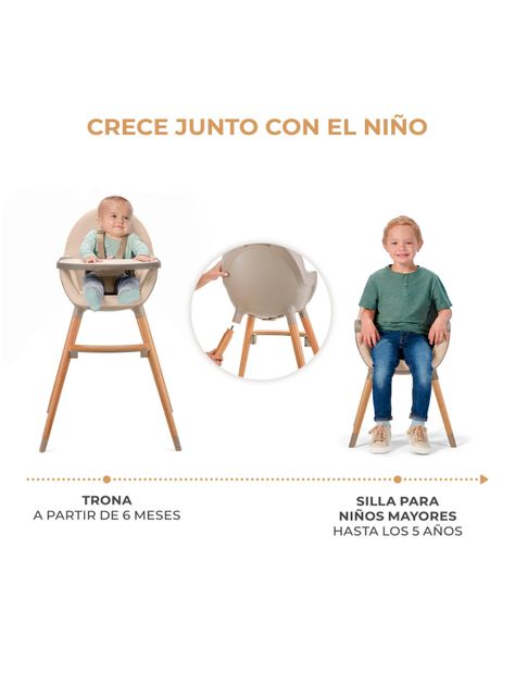Silla de Comer Fini2 Beige-3