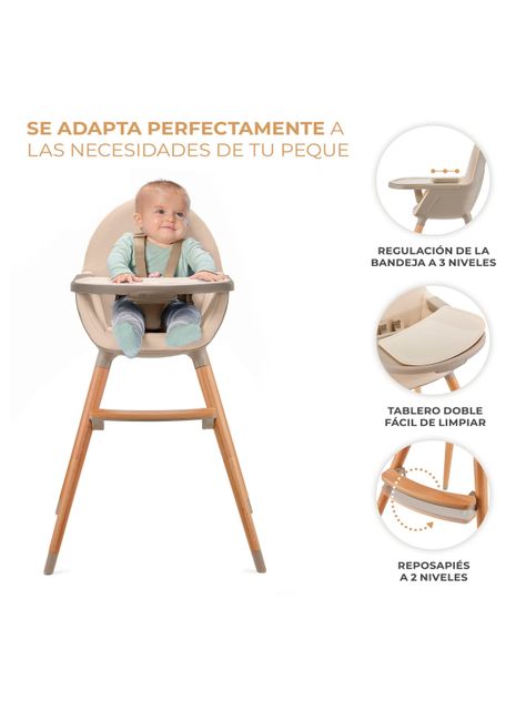 Silla de Comer Fini2 Beige-2