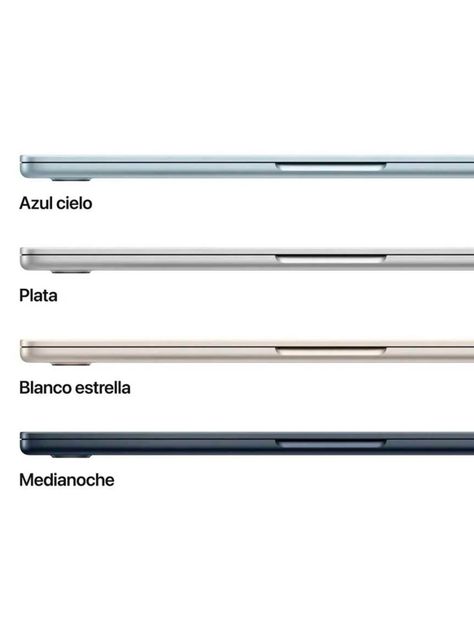 MacBook Air 13.6" Chip M4 CPU 10 Núcleos GPU 8 Núcleos 16GB RAM 256GB SSD Sky Blue-4