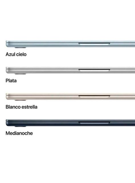 MacBook Air 13.6" Chip M4 CPU 10 Núcleos GPU 8 Núcleos 16GB RAM 256GB SSD Starligth-8