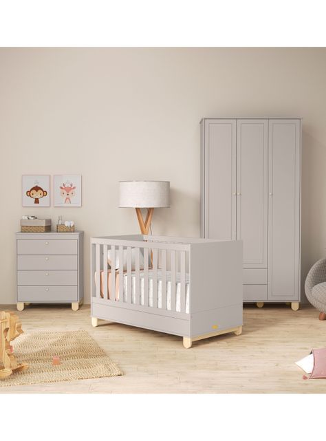 Cuna Madera New Zupi Gris-5
