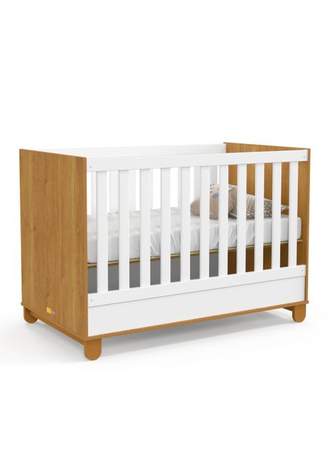 Cuna New Zupi Blanca Caramelo-0