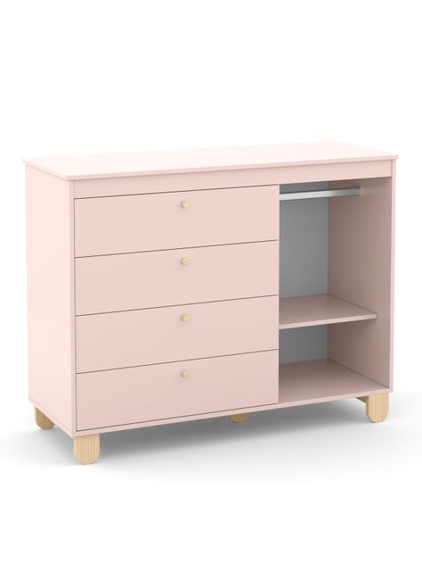 Cómoda Zupi con Puerta Rosada-1