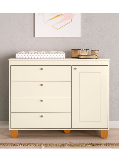 Cómoda Zupi con Puerta Beige-2