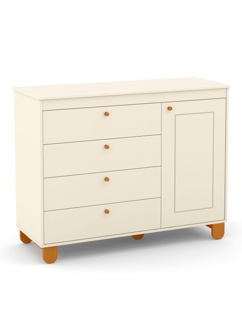 Cómoda Zupi con Puerta Beige-0