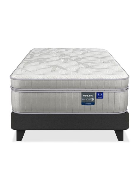 Cama Europea Paradise 1.5 Plazas Box-2