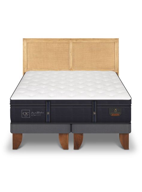 Cama Europea Grand Premium King + Respaldo Sava-2