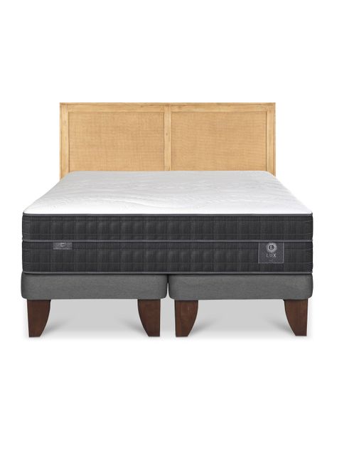 Cama Europea Lux King + Respaldo Sava-2