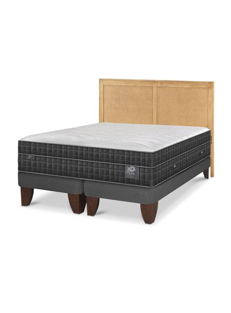 Cama Europea Lux King + Respaldo Sava-0