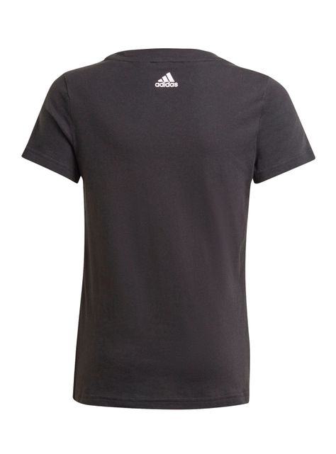 Polera Essentials Logo Tee Negra Niña-1