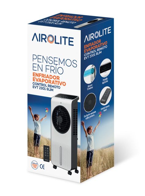 Enfriador de Aire Evaporativo Digital EVT-2301 Slim-6