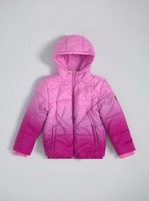 Parka Acolchada Estampado Degradado-1