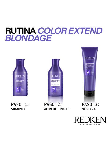 Shampoo XL Matizador Cabello Rubio Color Extend Blondage 500ml-4