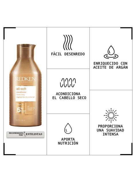 Acondicionador XL Hidratante Cabello Seco All Soft 500ml-1