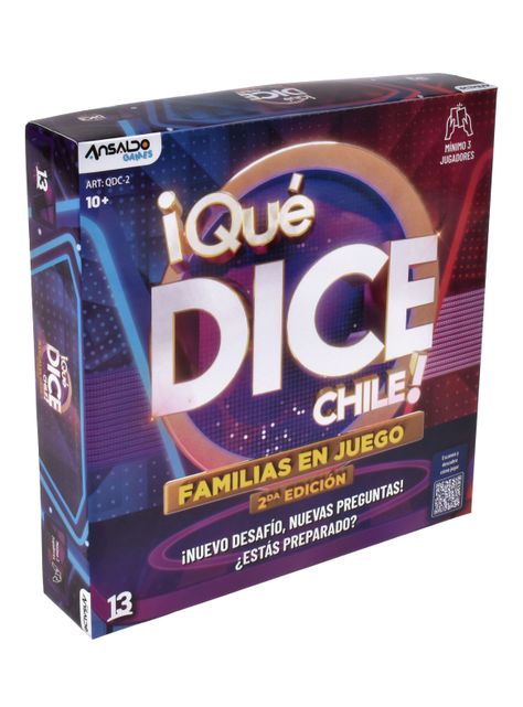 Juego de Mesa Que Dice Chile Versión 2-1