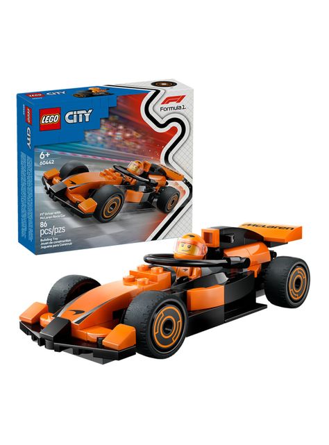 Lego Piloto de F1 con Auto Mclaren-1