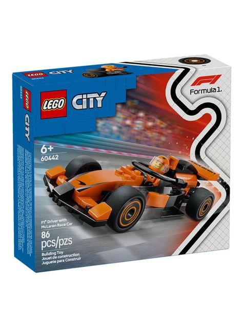Lego Piloto de F1 con Auto Mclaren-0