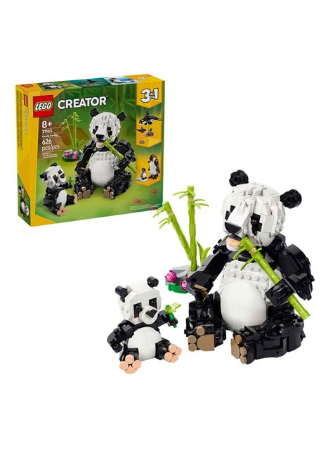 Lego Fauna Salvaje Familia de Pandas-1