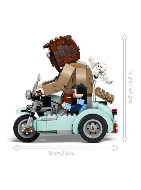 Lego Viaje en Moto de Hagrid y Harry-3