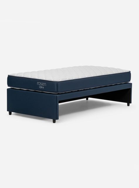 Diván Cama Upline 1.5 Plazas + Respaldo + Velador-3