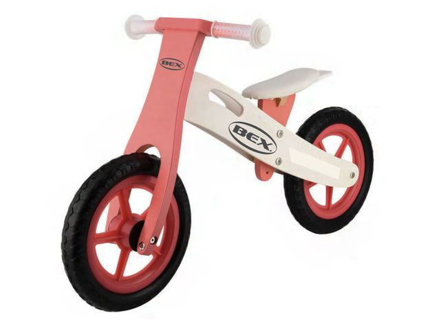 Bicicleta Bex de Madera Rosada-2