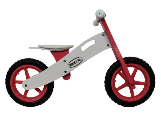 Bicicleta Bex de Madera Rosada-0