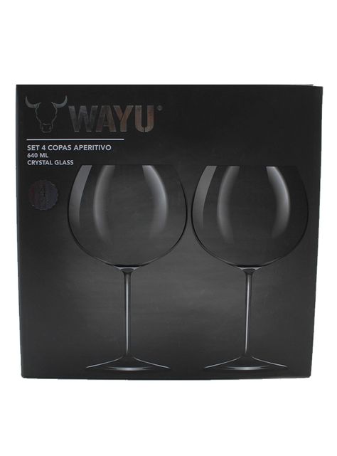 Set 4 Copas Aperitivo 640 ml Cristal-2
