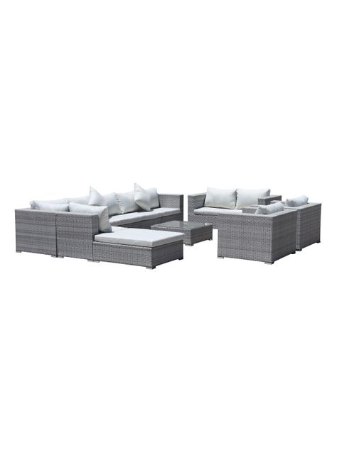 Juego de Living para Terrazas Hawai Gris-0