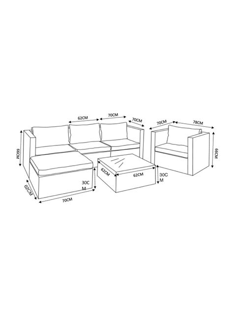 Juego Living Modular New Dali-2