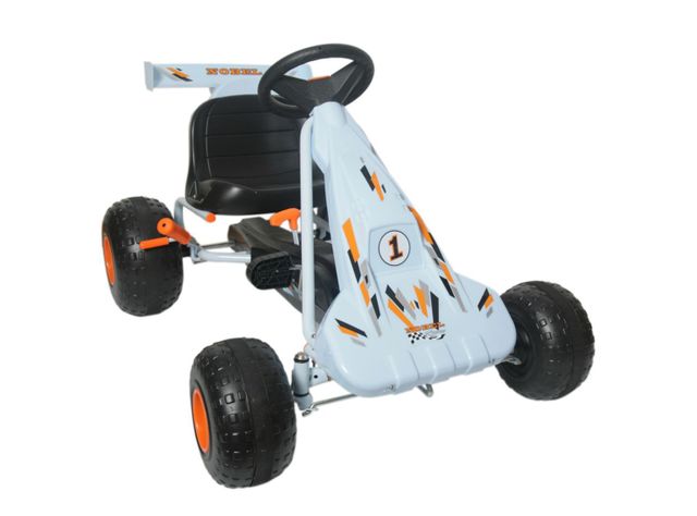 Go Kart a Pedales Light Blue Kidscool-0