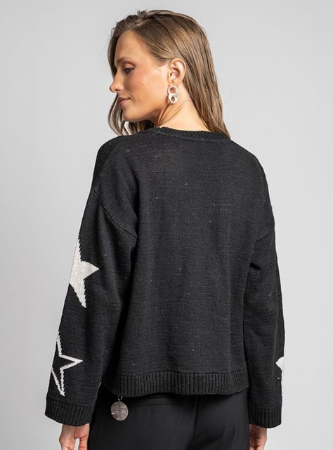 Chaleco Estrellas Negro-1