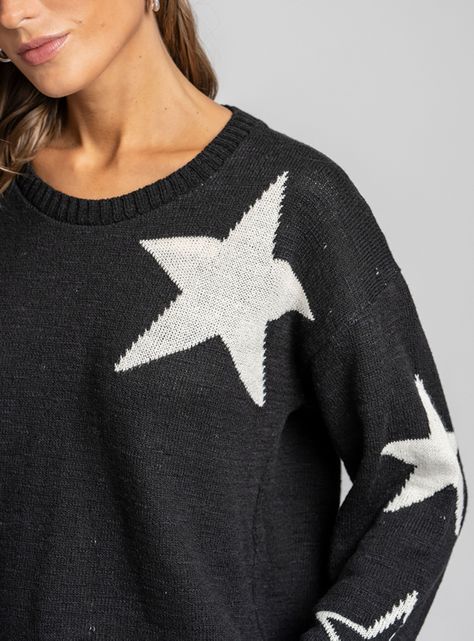 Chaleco Estrellas Negro-2
