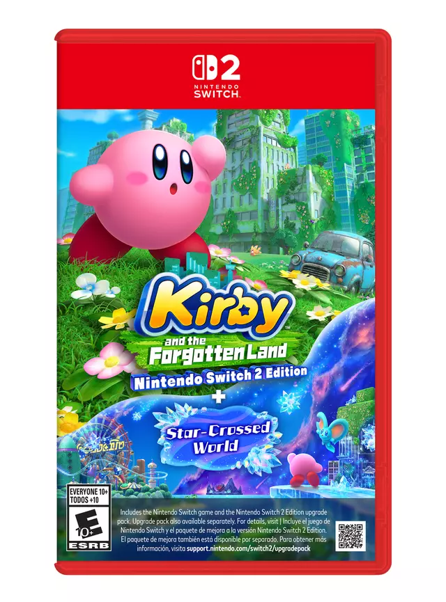 Juego Nintendo Switch 2 Kirby and the Forgotten Land + Star Crossed World a $74.990