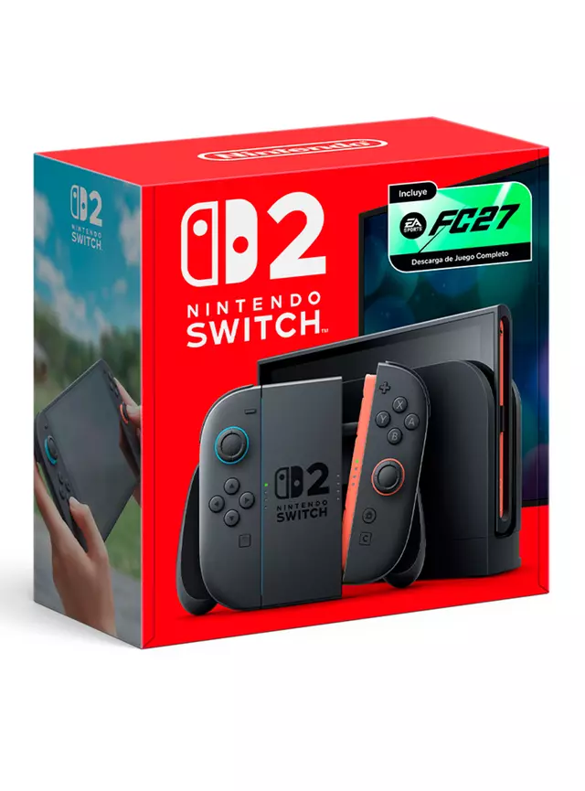 Consola Nintendo Switch 2 + EA Sports FC 27 a $609.990