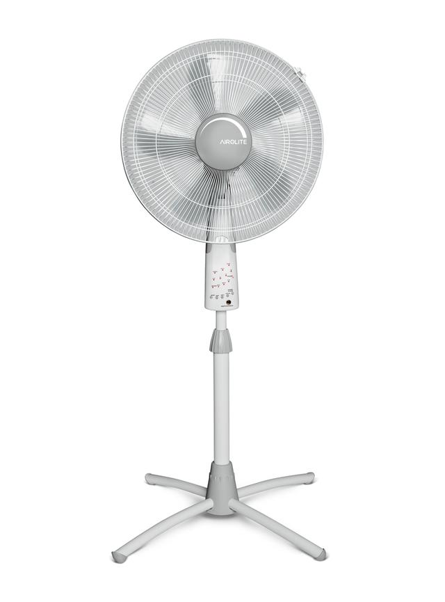 Ventilador de Pie 16' 50W con Control Remoto V16P6R Blanco