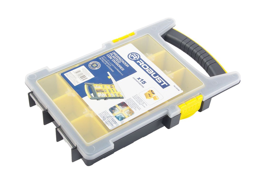 Organizador plástico divisiones Robust-0