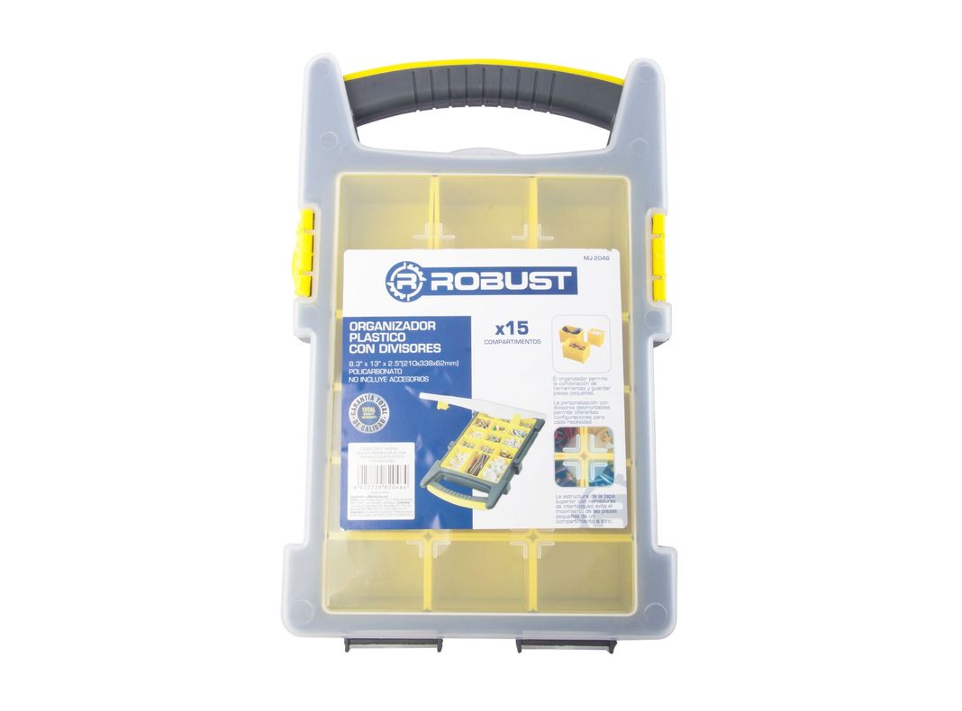 Organizador plástico divisiones Robust-4