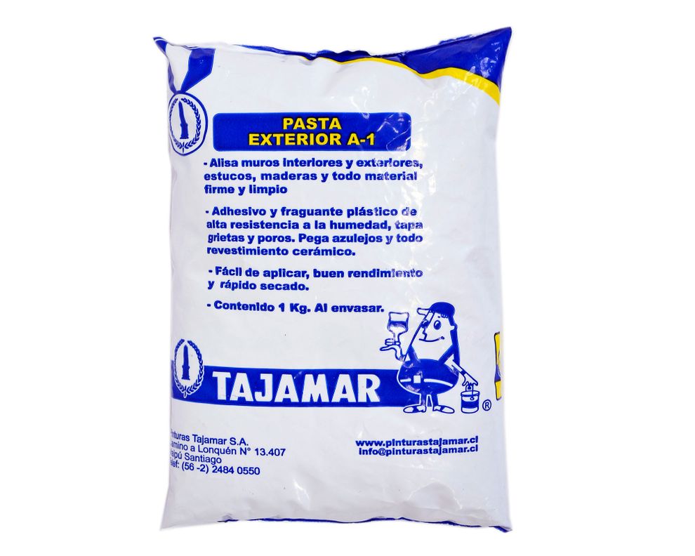 Pasta muro 1 kg A-1 Acrilica blanco Tajamar