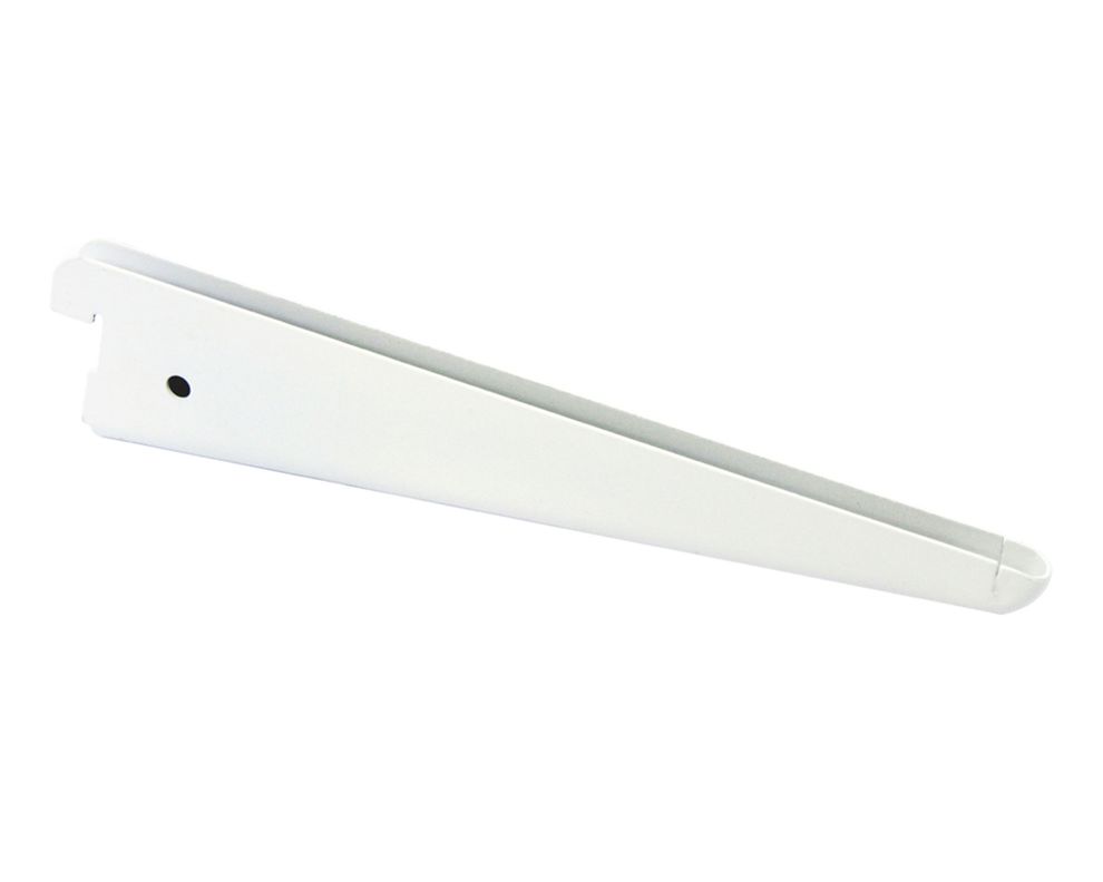 Soporte para pilar ranurado doble 22 cm blanco Ducasse
